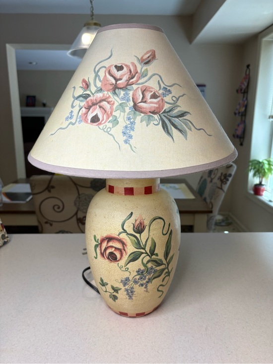 Other - Vintage Cottagecore Ceramic Table Lamp